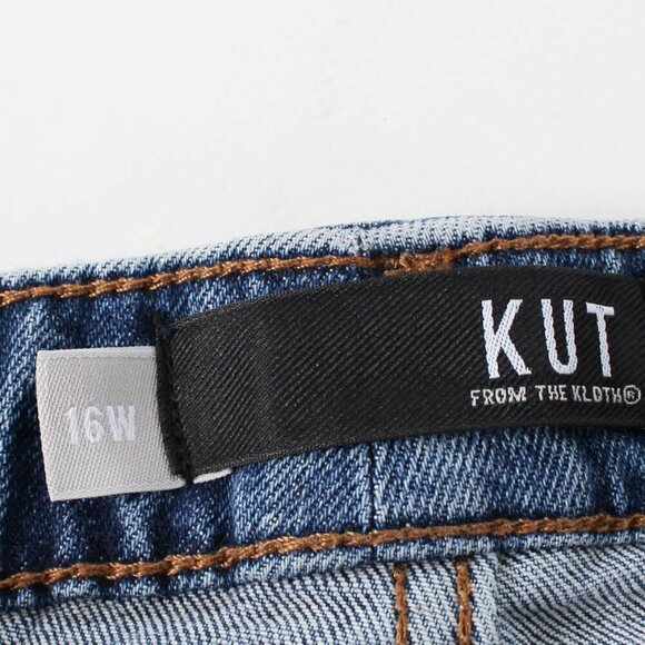 Kut from the Kloth Light Wash High Rise Shorts - 16W - Picture 4 of 9